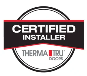 certified Therma Tru doors installer badge certified Therma Tru doors installer badge